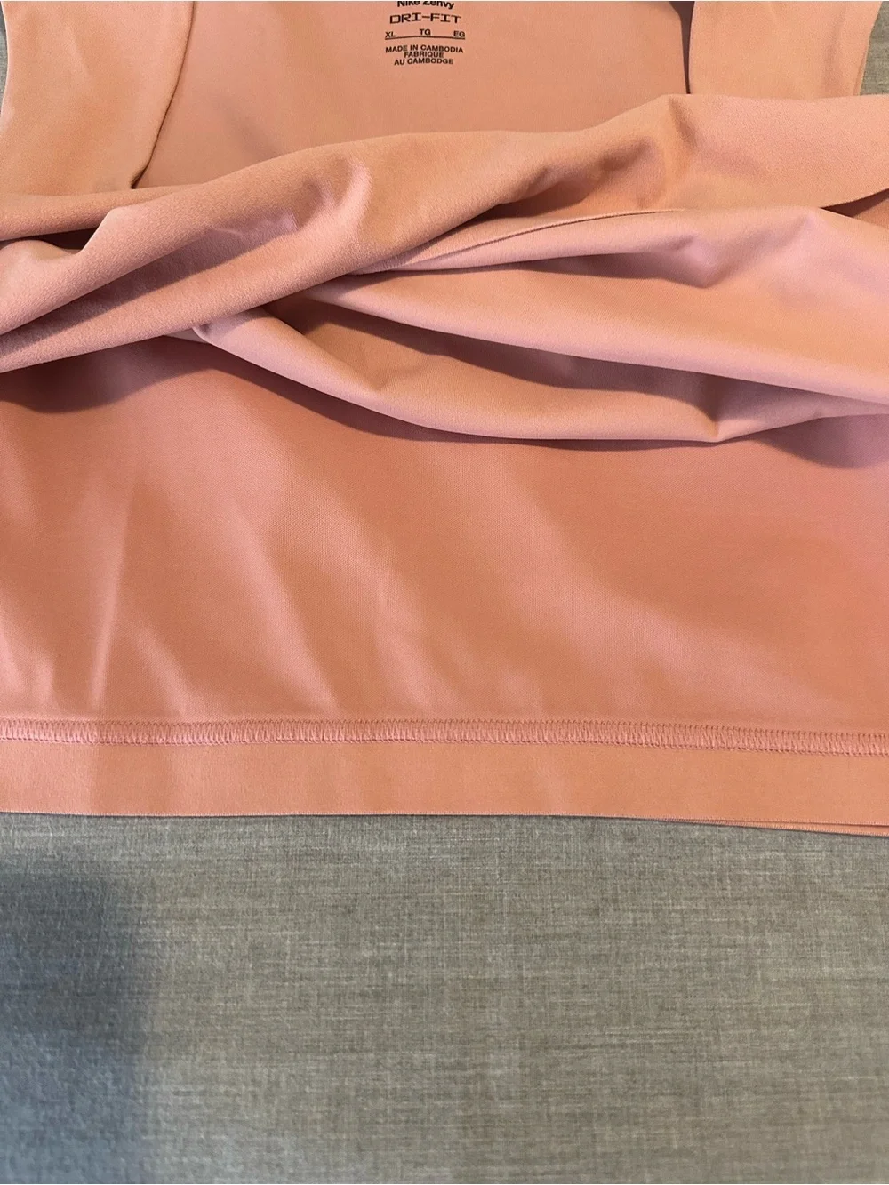 Nike Women's Square Neck Tank Top in Dusty Pink